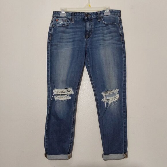 Joe's Jeans Mid-Rise Billie Boyfriend Slim Crop Japanese - 27 - Good Condition - Picture 1 of 6